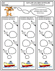 okul öncesi çocuklar için sıralama kavramı alıştırmaları